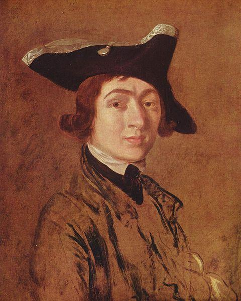 Thomas Gainsborough Self portrait oil painting image